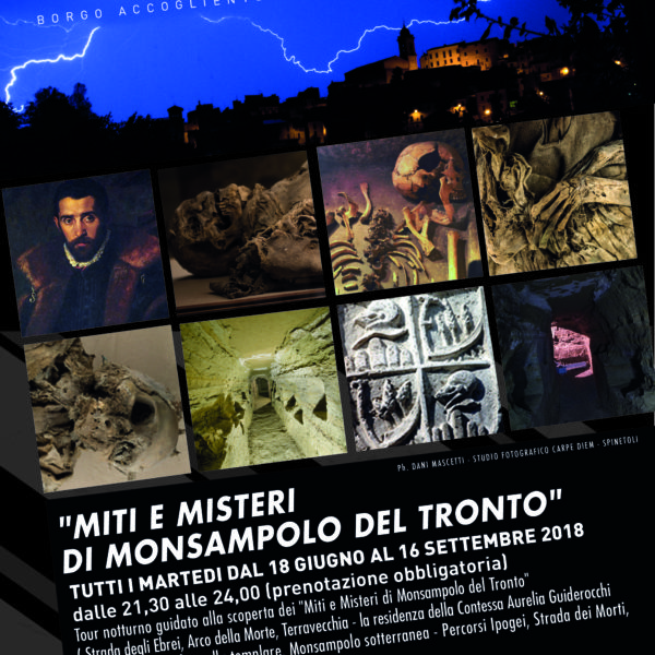 Tour noturno “Miti e Misteri di Monsampolo del Tronto” Estate 2018