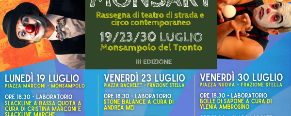 Modifica data prima serata “Monsart”