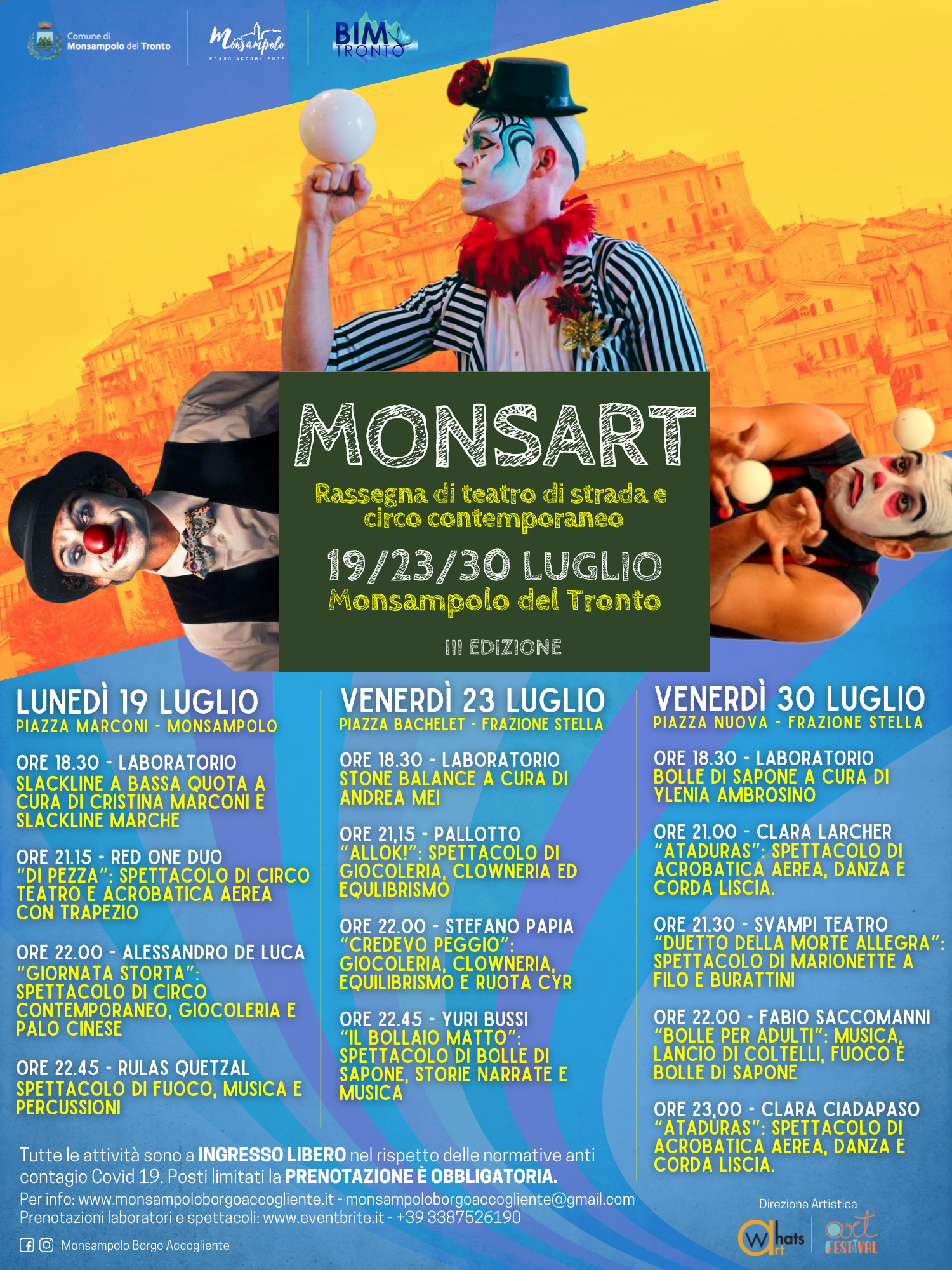Programma Monsart 2021